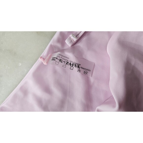 Zaful Pink Floral Print Halter Women's Bikini Swim Suit Set Size XL - Picture 9 of 9